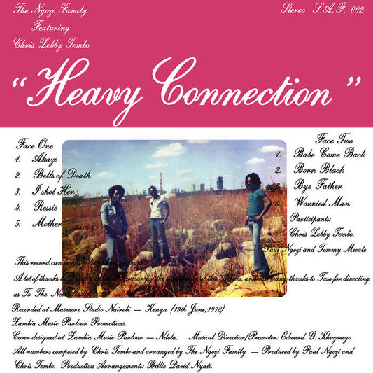 Ngozi Family Featuring Chris Zebby Tembo - Heavy Connection LP