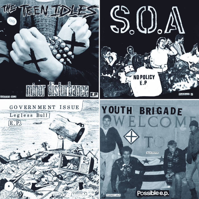 Teen Idles / S.O.A. / Government Issue / Youth Brigade - Four Old Seven Inches on a Twelve Inch LP